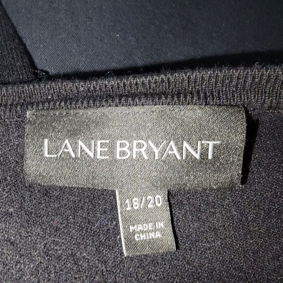 Lane Bryant black Lace Back Open Front Cardigan size 18/20 - Picture 3 of 4